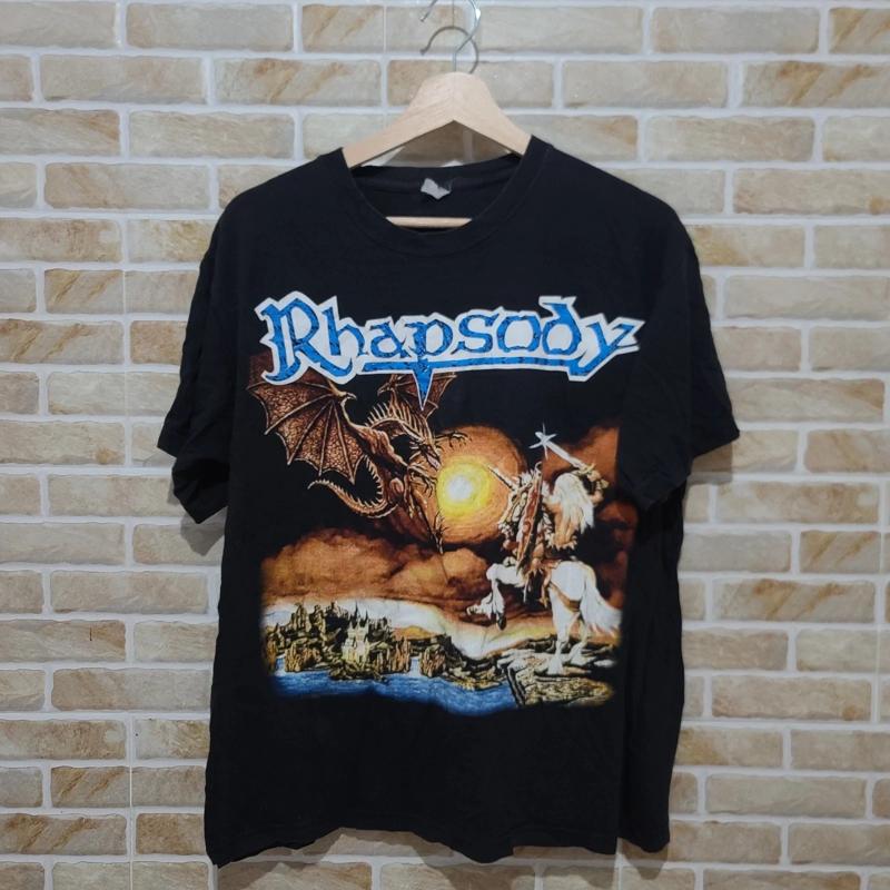 Band Tee Faded 90S - Vintage 90'lar Ateşin Rapsodisi Rock Grubu