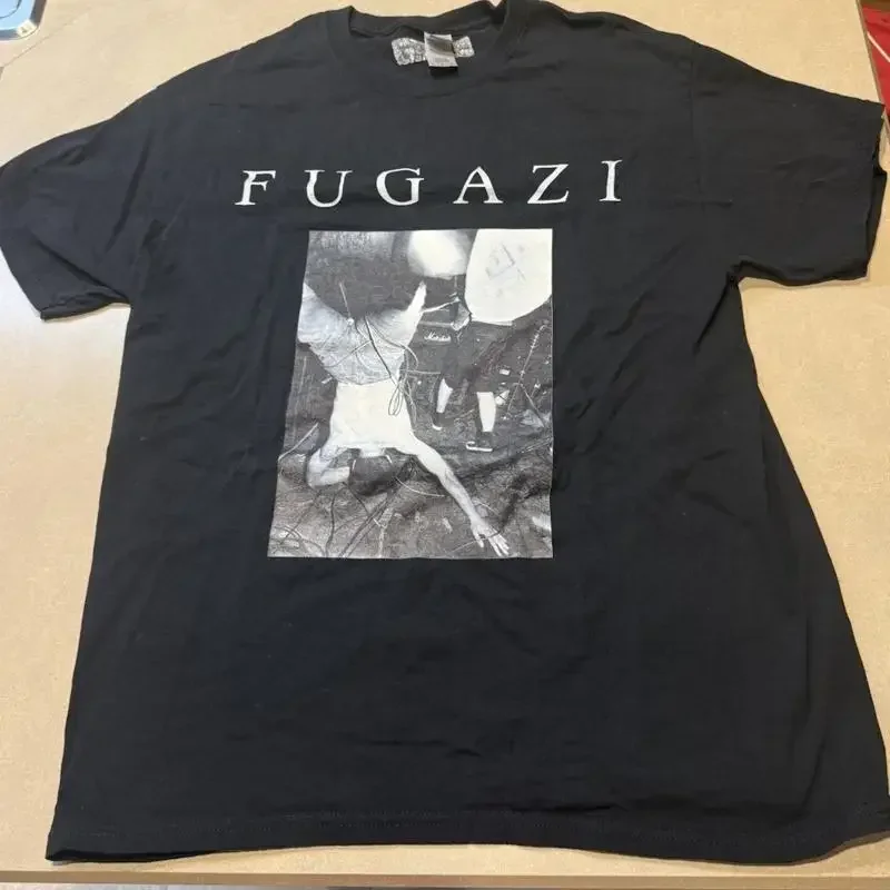 Band Tee Faded 90S - Nadir Fugazi Vintage Stil 90'lar Punk