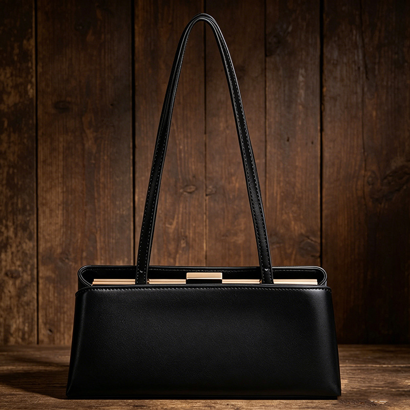 Vintage Fashion Years - Kadınlar için Vintage Baget Omuz Çantası,