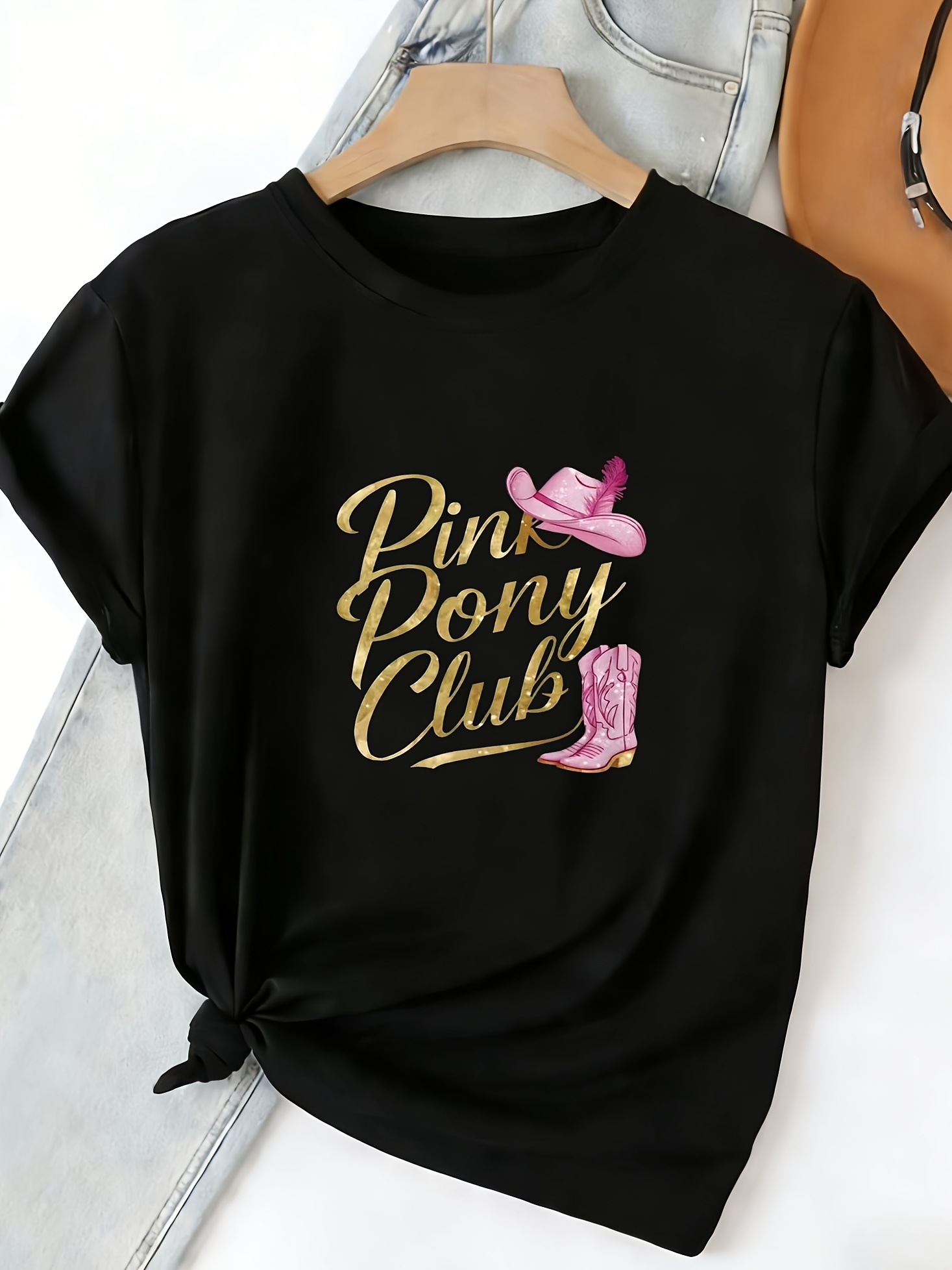 Vintage Fashion Club - Kadın Siyah Bisiklet Yaka Kısa Kollu