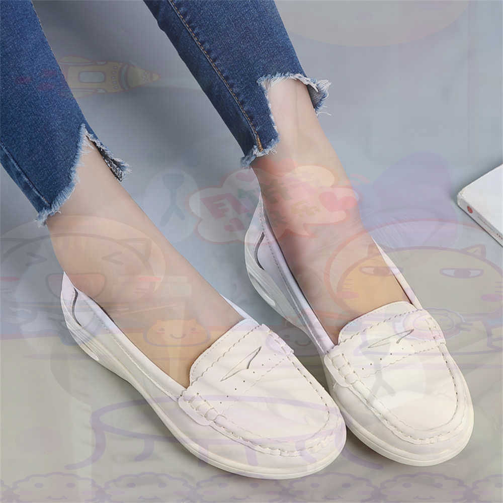 Vintage Fashion Brands Uk - Yumuşak Slip-on Bayan Büyük Boy Ayakkabı