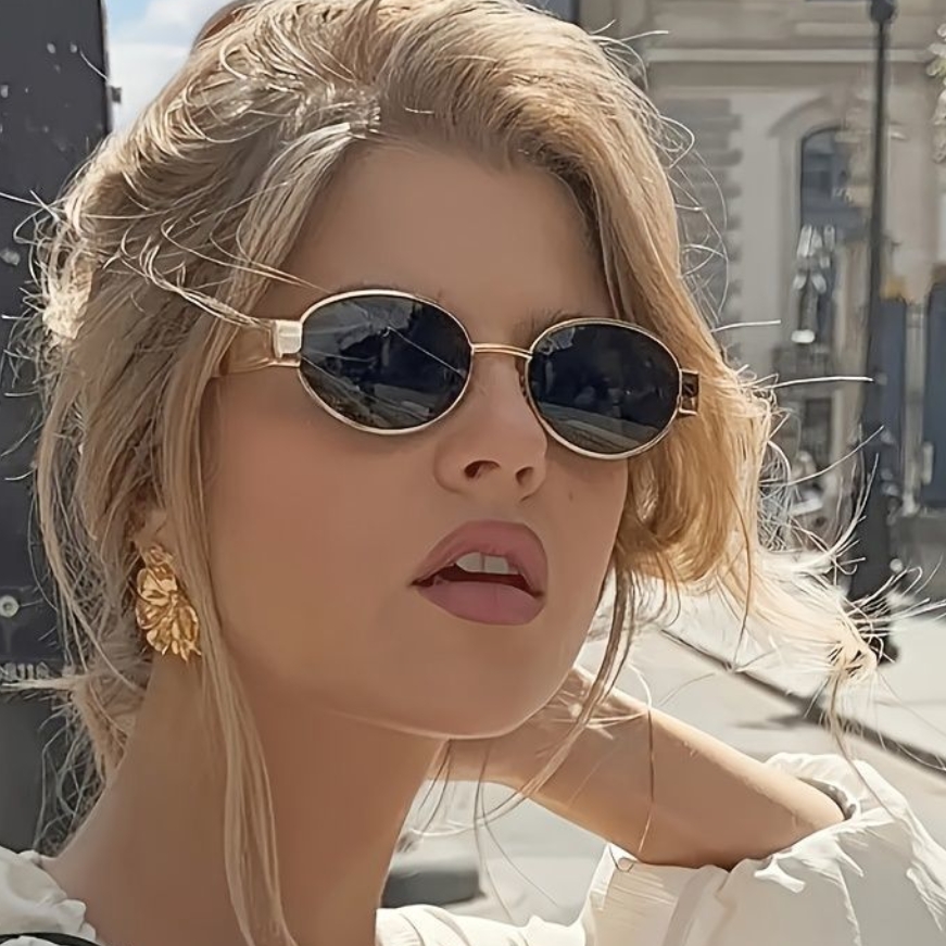 Vintage Fashion De - Retro punk Güneşten Koruyucu Güneş Gözlüğü