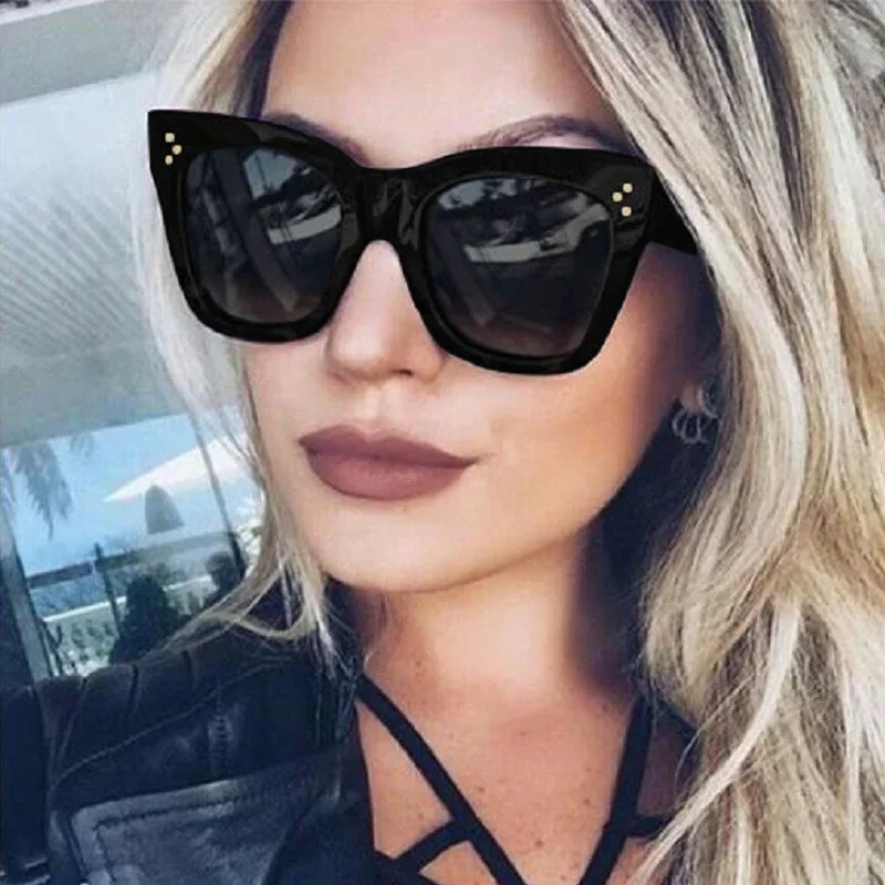 Vintage Fashion De - Kare Retro Güneş Gözlüğü Kadın Erkek