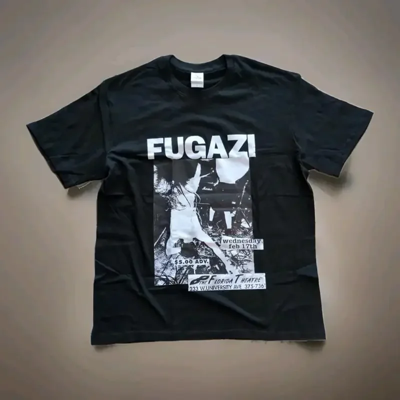 Band Tee Faded 90S - Fugazi Vintage Reprint 90'lar Punk Grubu