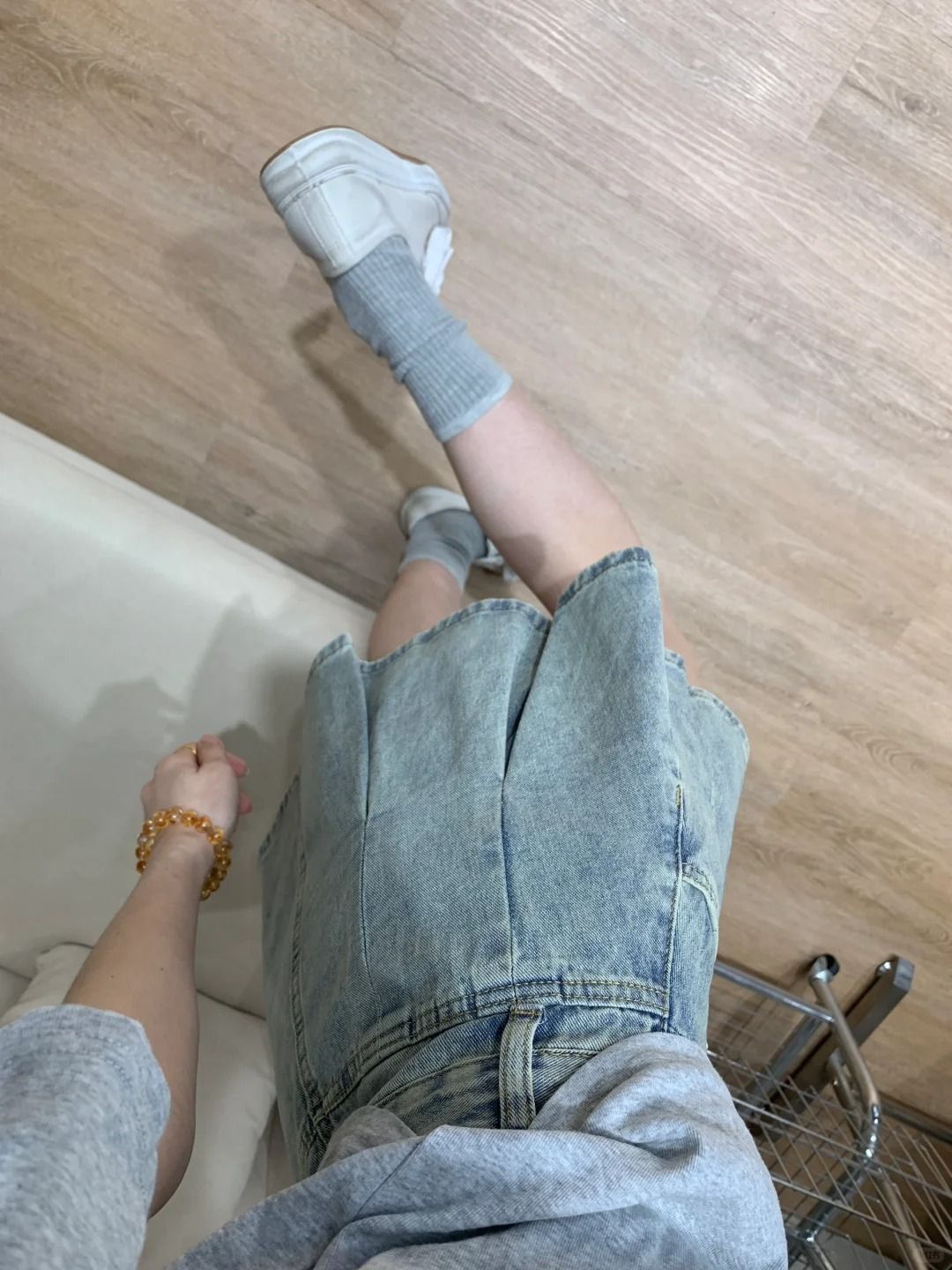 Kadınlar Yüksek Bel Denim Pile - Vintage Fashion Jeans incelemesi ve fiyatı