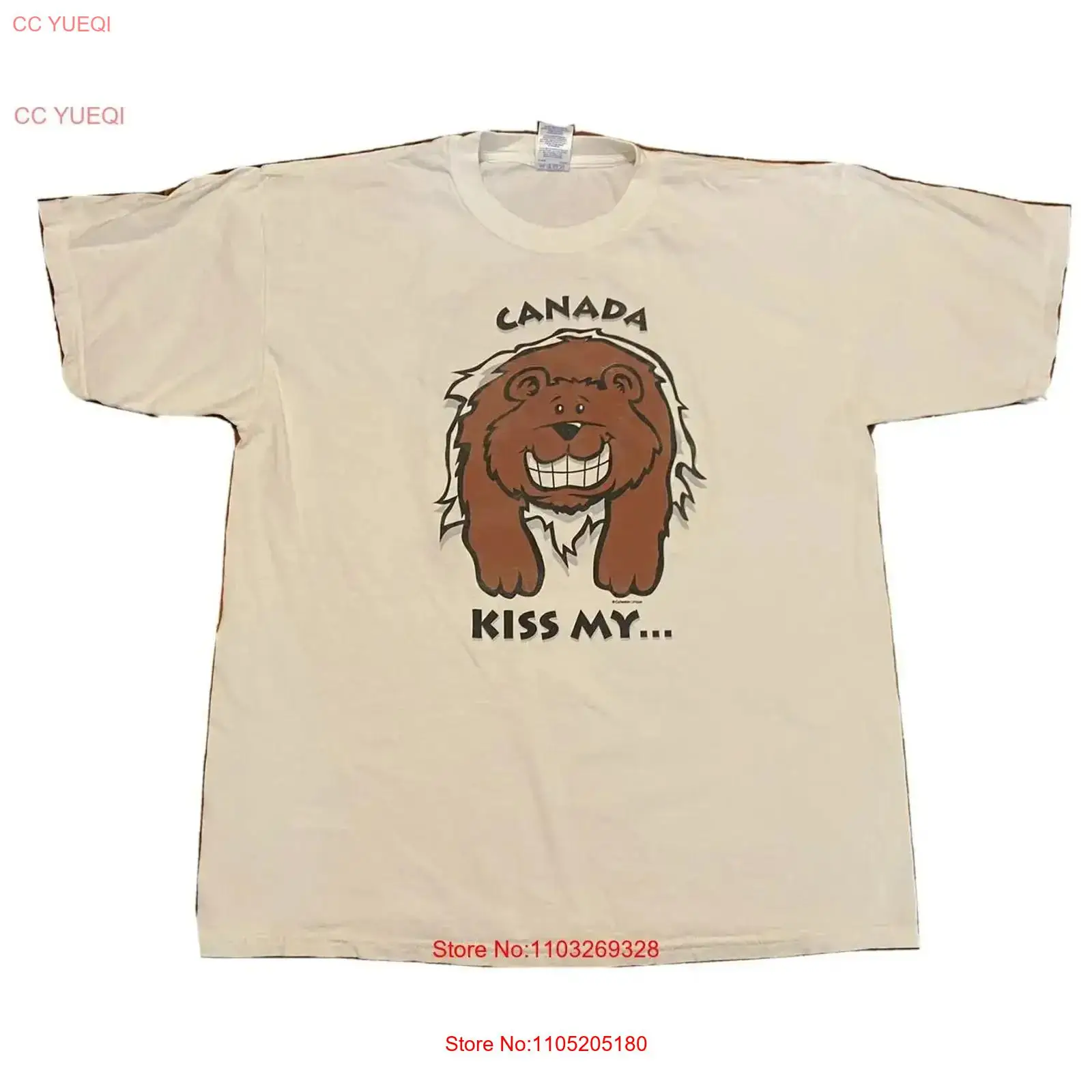 Canada Kiss My Bear Butt T Shi - Vintage Fashion Canada incelemesi ve fiyatı