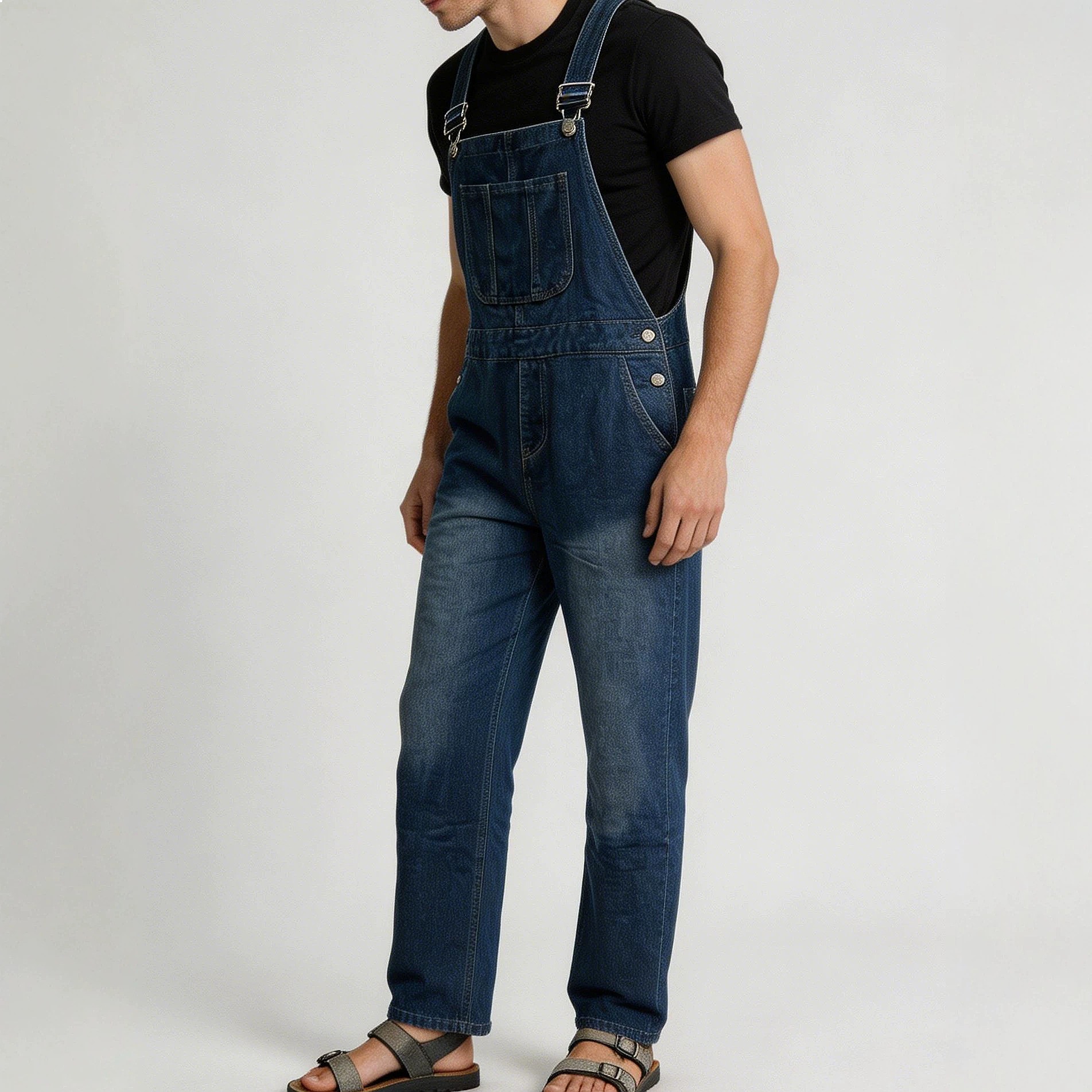 Retro İlkbahar Yaz Denim Tulum - Vintage Fashion Jeans incelemesi ve fiyatı