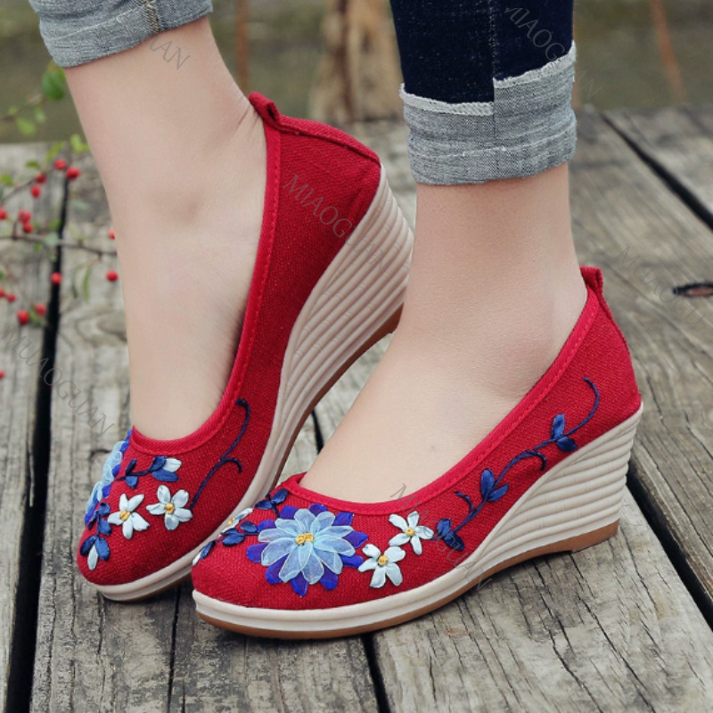İşlemeli Kadın Konforlu Platfo - Vintage Fashion Ladies incelemesi ve fiyatı