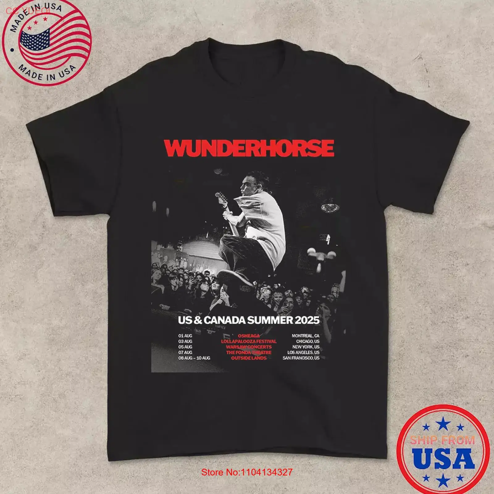 Wunderhorse 2025 Turu YAZ ABD  - Vintage Fashion Canada incelemesi ve fiyatı