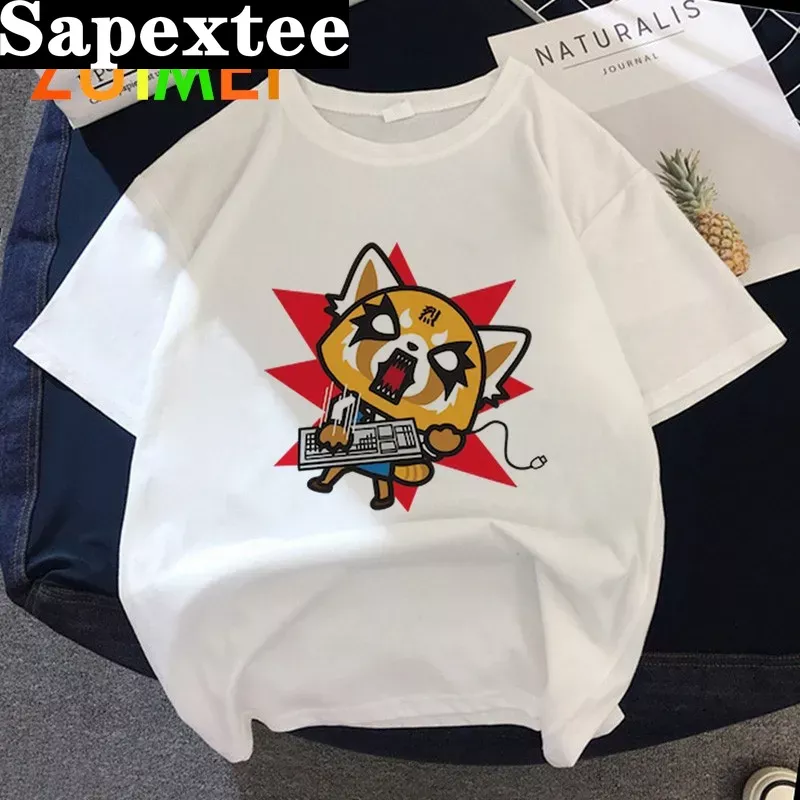 Kadın Anime japon Aggretsuko H - Vintage Fashion Tv incelemesi ve fiyatı