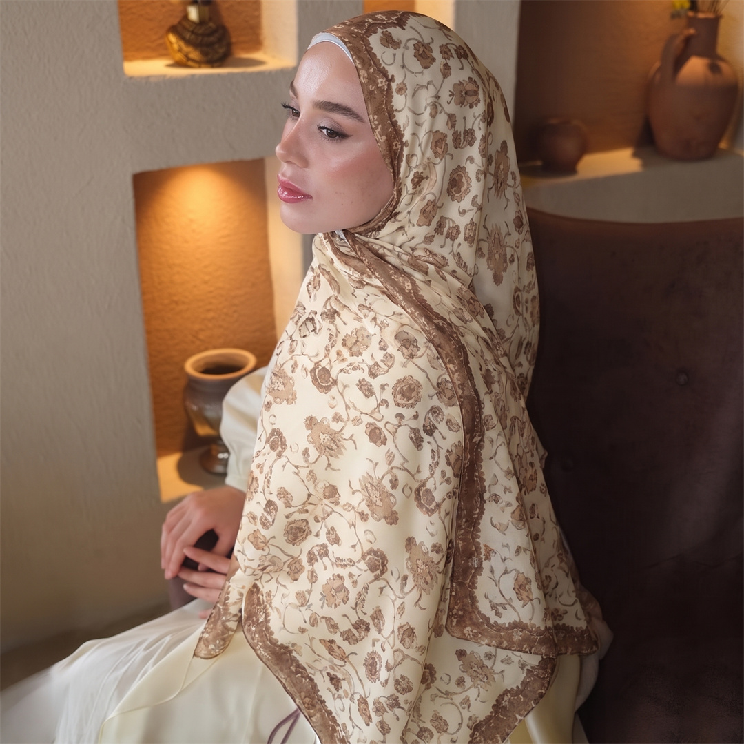 Vintage Çiçek Baskılı Hicab Yu - Vintage Fashion Ladies incelemesi ve fiyatı
