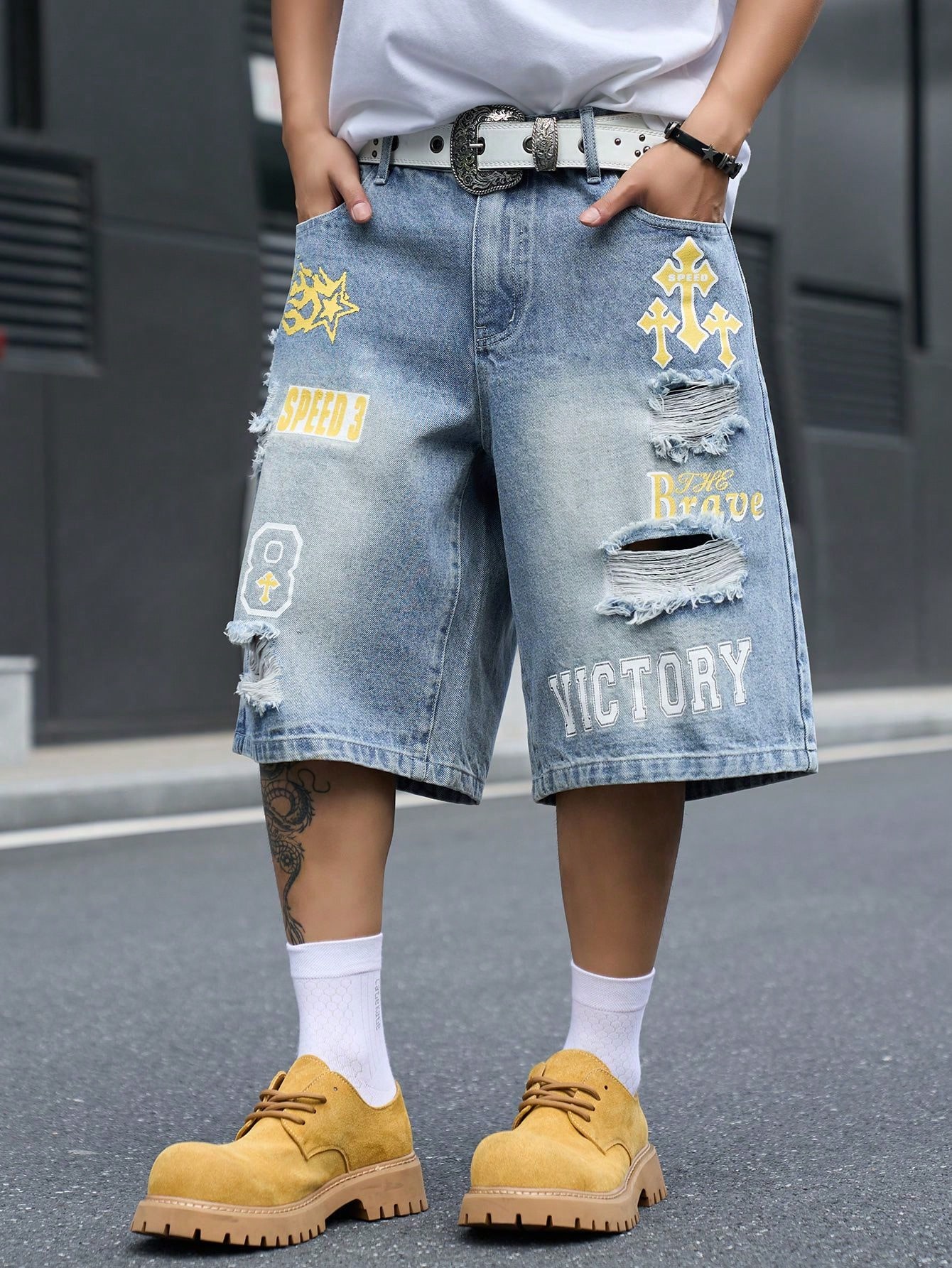 Erkek Bol Kesim Denim Bermuda  - Vintage Fashion Jeans incelemesi ve fiyatı